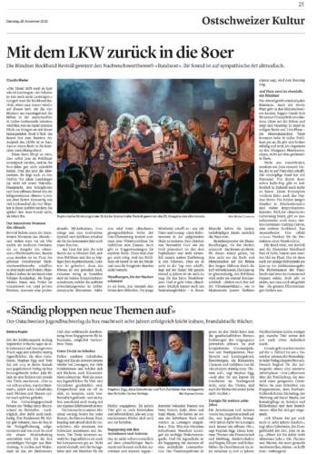 25 11 2025 St Galler Tagblatt Mit dem LKW zurueck in die 80er