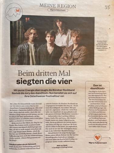 19 02 2026 Migros Magazin 22 Beim dritten mal siegten die vier22